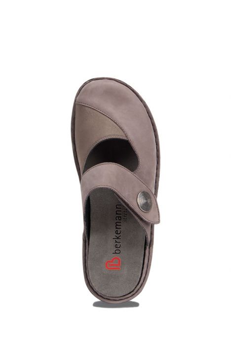 3457 Berkemann Heliane Kadın Anatomik Terlik 3.0-8.5 Stone Nubuk / Grau Strc. - 988