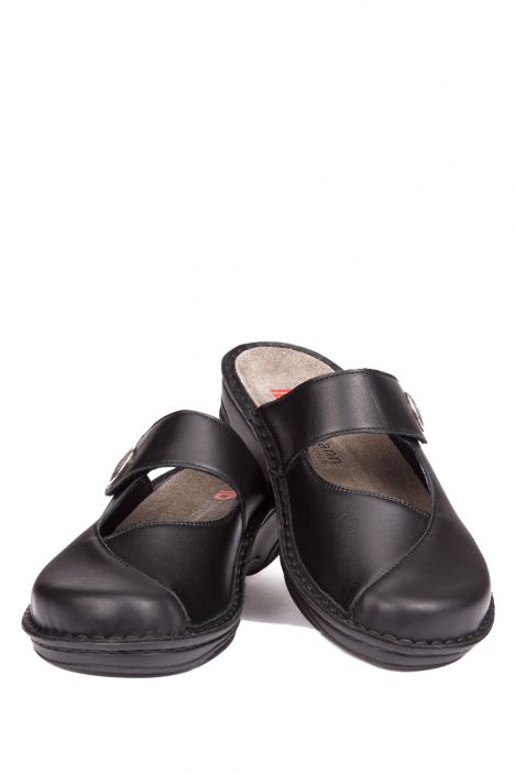 3457 Berkemann Heliane Kadın Anatomik Terlik 3.0-8.5 Schwarz Sportnappa - 982