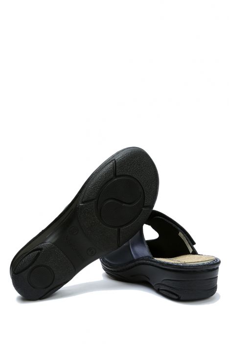 3457 Berkemann Heliane Kadın Anatomik Terlik 3.0-8.5 Blue Perlato / Strc. - 371