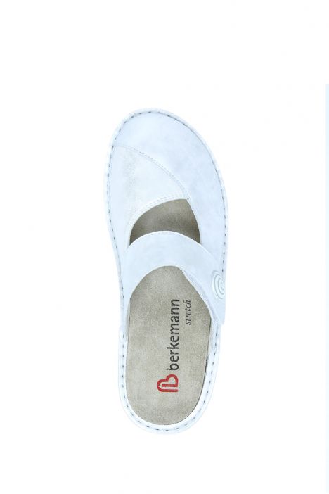 3457 Berkemann Heliane Kadın Anatomik Terlik 3.0-8.5 Silber/Glitter-Leder/Stretch - 158