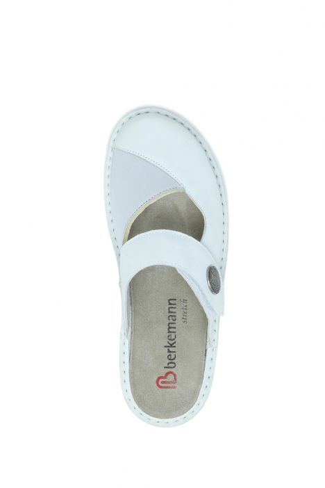 3457 Berkemann Heliane Kadın Anatomik Terlik 3.0-8.5 Weis - Prageleder/Stretch - 121