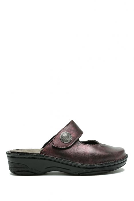 3457 Berkemann Heliane Kadın Anatomik Terlik 3.0-8.5 Rubin/shiny Leder/Stretch - 214