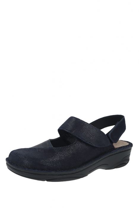 3461 Berkemann Helene Kadın Anatomik Sandalet 3.0-8.0 Kosmosblau - Leder/Stretch - 361