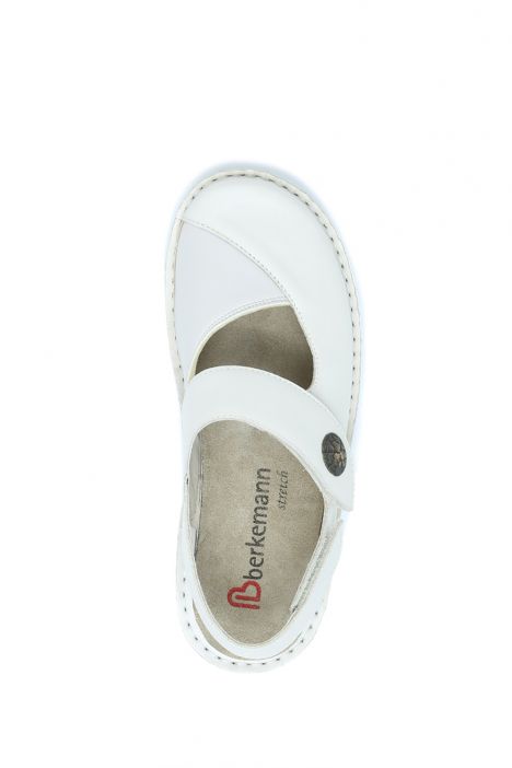 3461 Berkemann Helene Kadın Anatomik Sandalet 3.0-8.0 Beige Leder Stretch - 725