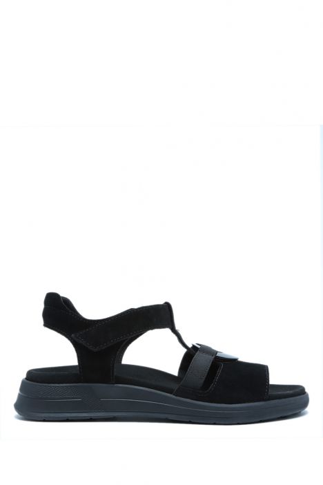 34805 Ara Shoes Osaka-S Kadın Deri Sandalet 36-41 BLACK - 01