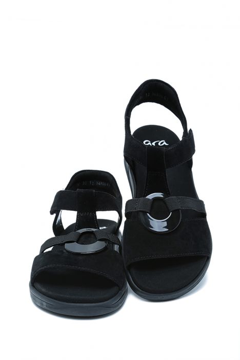 34805 Ara Shoes Osaka-S Kadın Deri Sandalet 36-41 BLACK - 01