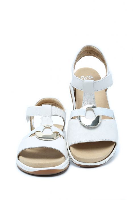 34805 Ara Shoes Osaka-S Kadın Deri Sandalet 36-41 CREAM - 09