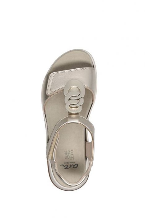 34826 Ara Shoes Kadın Anatomik Sandalet 36-41 PLATIN - 14