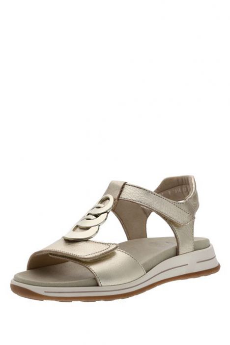 34826 Ara Shoes Kadın Anatomik Sandalet 36-41 PLATIN - 14
