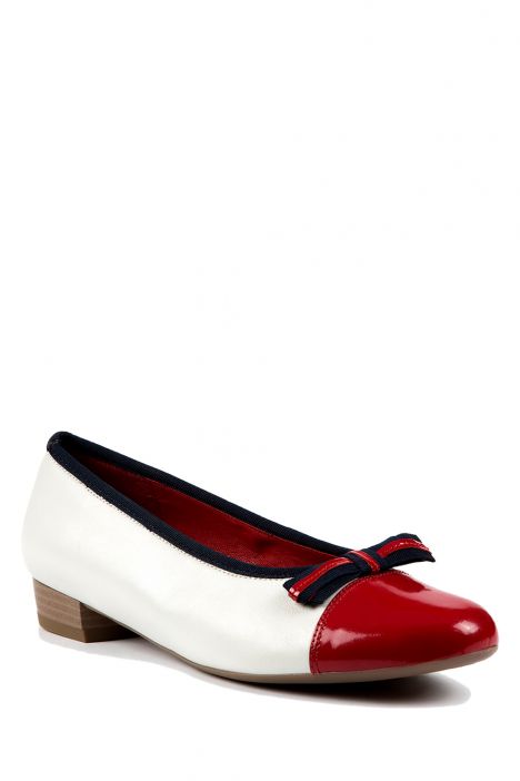 34906 Ara Shoes Kadın Deri Babet 3-8,5 ROSSO,WEISS - 07RW