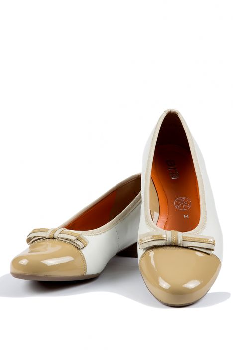 34906 Ara Shoes Kadın Deri Babet 3-8,5 BISQUIT,WEISS - 08BW