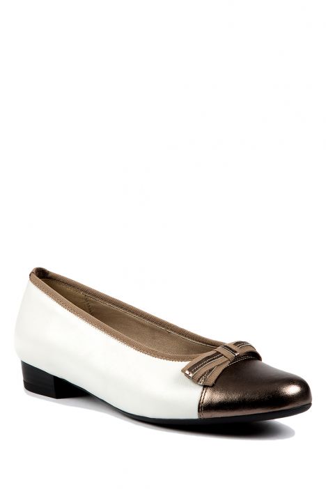 34906 Ara Shoes Kadın Deri Babet 3-8,5 TITAN,WEISS - 09T