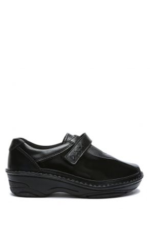 3492 Berkemann Kadın Anatomik Ayakkabı 3-8,5 Nubuk Siyah / Nubuck Schwarz