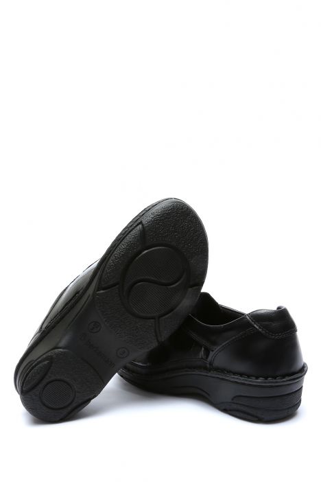 3492 Berkemann Kadın Anatomik Ayakkabı 3-8,5 Nubuk Siyah / Nubuck Schwarz