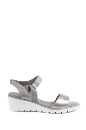 35313 Ara Shoes Kadın Dolgu Topuk Sandalet 3-8,5 PLATIN,CHIARA - 07PC