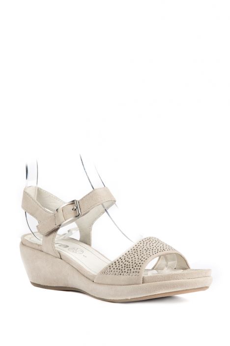35343 Ara Shoes Kadın Süet Sandalet 3 - 8 KIESEL - 06K