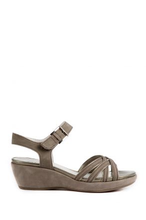 35355 Ara Shoes Kadın Nubuk Sandalet 3 - 8 GRIGIO,GUN - 05GG