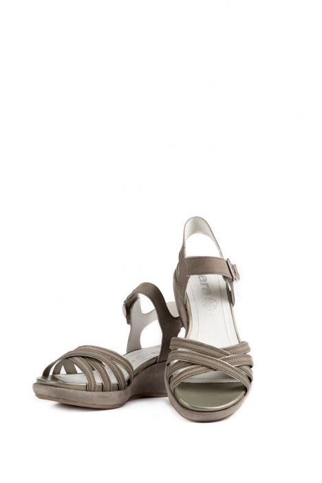35355 Ara Shoes Kadın Nubuk Sandalet 3 - 8 GRIGIO,GUN - 05GG
