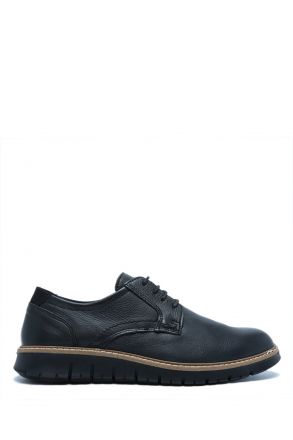 35602 Ara Shoes Leandro Erkek Deri Ayakkabı 40-45 BASIC BLACK - 01BB