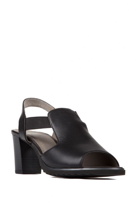 35649 Ara Shoes Kadın Topuklu Deri Ayakkabı 3-8 SCHWARZ - 01S