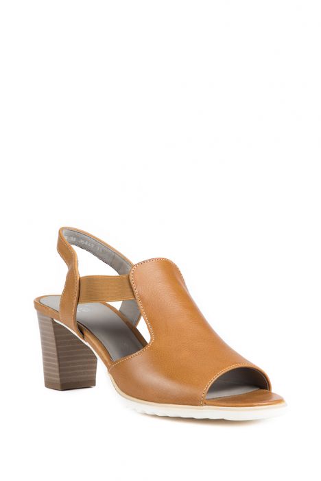 35649 Ara Shoes Kadın Topuklu Deri Ayakkabı 3-8 SADDLE - 11S