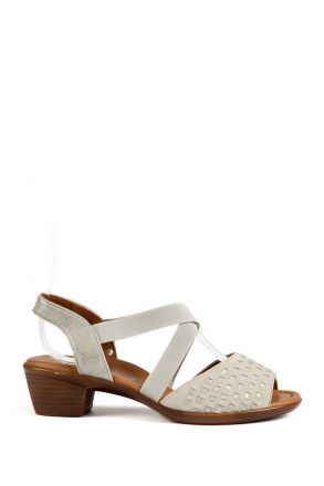 35717 Ara Shoes Kadın Topuklu Nubuk Sandalet 3-8,5 KIESEL - 06K
