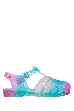 35759 Mini Melissa Possession Glitter Çocuk Sandalet 28-34 BE874 - Gökkuşağı/Rainbow