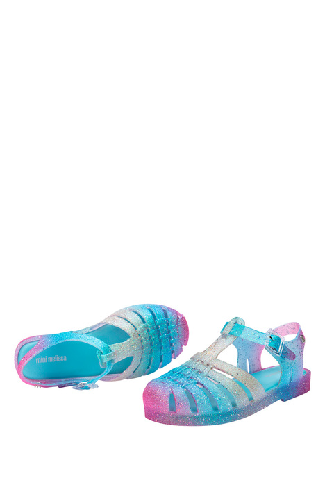 35759 Mini Melissa Possession Glitter Çocuk Sandalet 28-34 BE874 - Gökkuşağı/Rainbow