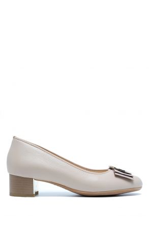 35807 Ara Shoes Nizza Kadın Deri Topuklu Ayakkabı 3.5-7.5 SAND - 09