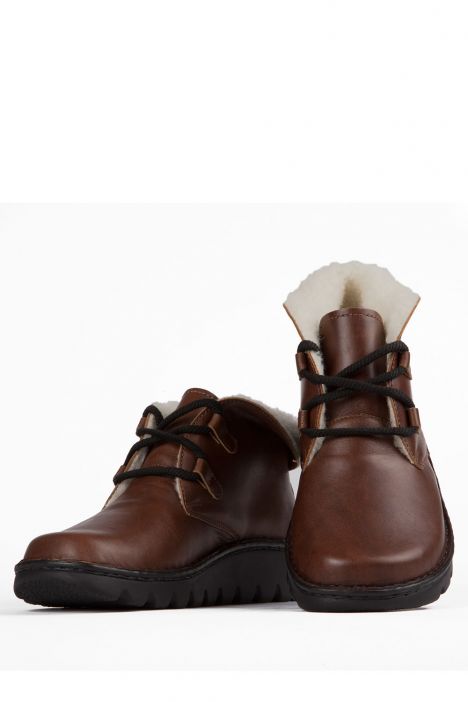 3604 Berkemann Kadın Anatomik Deri Bot 3,5-6,5 Cognac Leder – 408