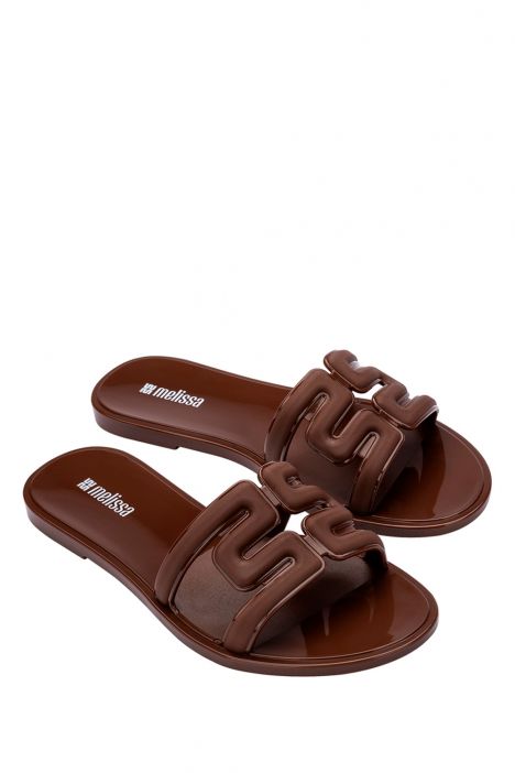 36148 Melissa M Slide Kadın Terlik 37-40 BH603 - Kahve/Brown