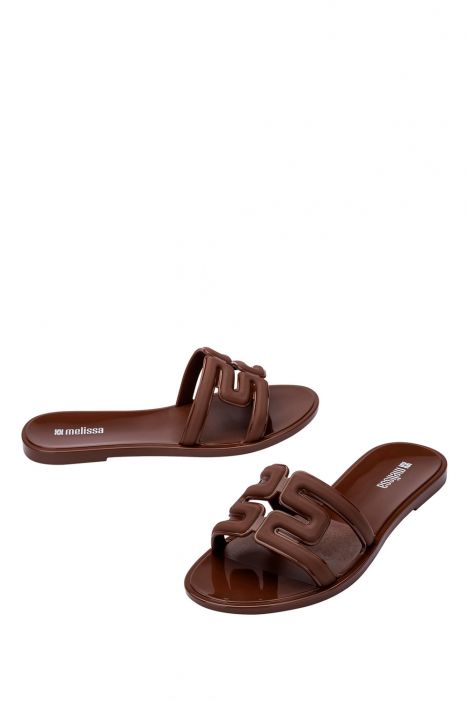 36148 Melissa M Slide Kadın Terlik 37-40 BH603 - Kahve/Brown