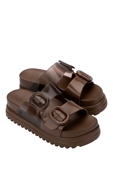 36158 Melissa Cozy Platform Kadın Terlik 37-40 BT685 - Kahve/Brown