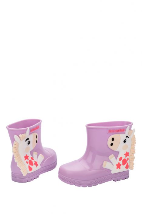 36182 Mini Melissa Kız Çocuk Yağmur Botu 24-30 BK797 - Lila/Lilac