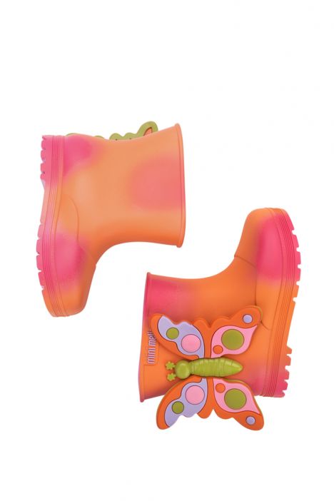 36182 Mini Melissa Kız Çocuk Yağmur Botu 24-30 BK798 - Pembe/Pink