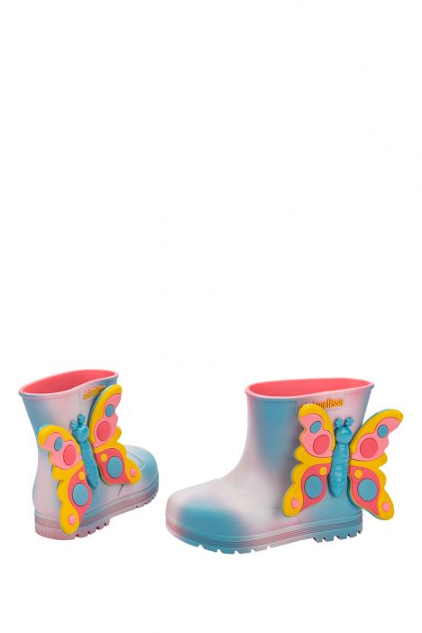 36182 Mini Melissa Kız Çocuk Yağmur Botu 24-30 BK799 - Mavi/Blue