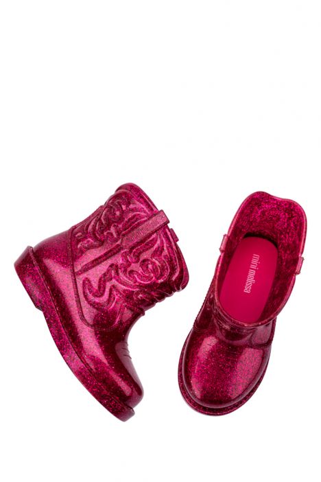 36191 Mini Melissa Kız Çocuk Yağmur Botu 24-30 BM701 - Fuşya/Fuschia