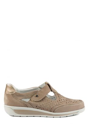 36355 Ara Shoes Kadın Nubuk Ayakkabı 3,5-8,5 TAUPE,PLATIN - 05TP