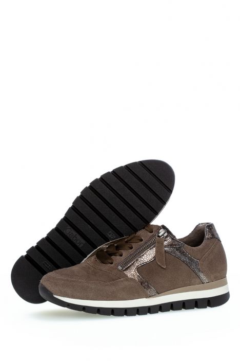 36438 Gabor Kadın Deri Spor Ayakkabı 3.5-7.5 30 Bronz/Dreamvelour/Points-mohair/bronce