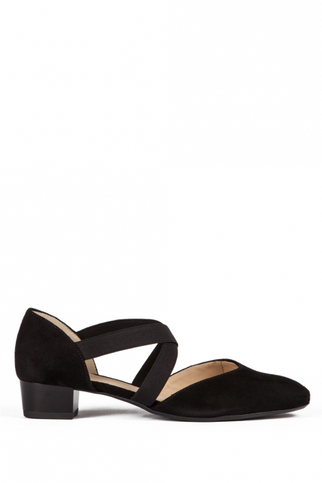 36831 Ara Shoes Kadın Topuklu Nubuk Ayakkabı 3-7 SAMTCHEVRO, SCHWARZ - 01SS