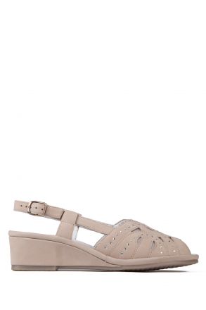 36838 Ara Shoes Kadın Nubuk Sandalet 3,5-8,5 COTTON - 05C