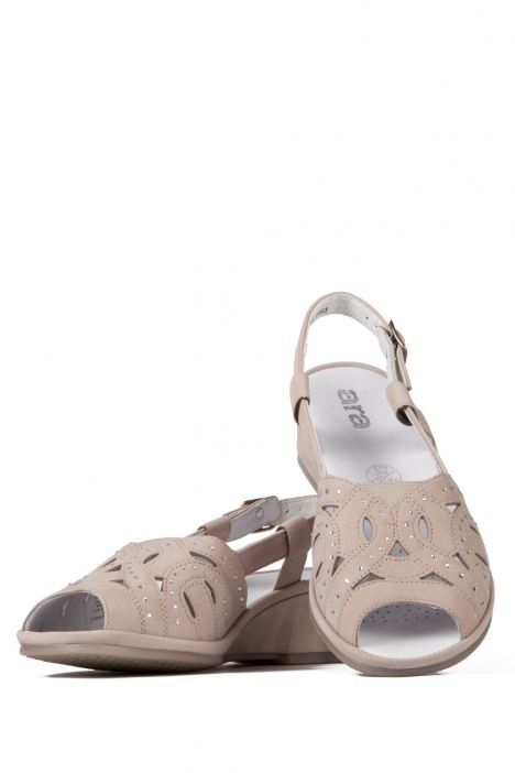 36838 Ara Shoes Kadın Nubuk Sandalet 3,5-8,5 COTTON - 05C