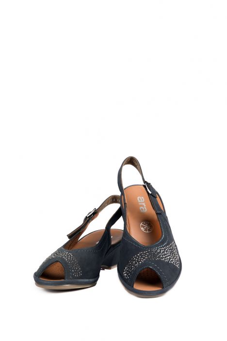 37005 Ara Shoes Kadın Nubuk Sandalet 3 - 8,5 OZEAN - 05OZ