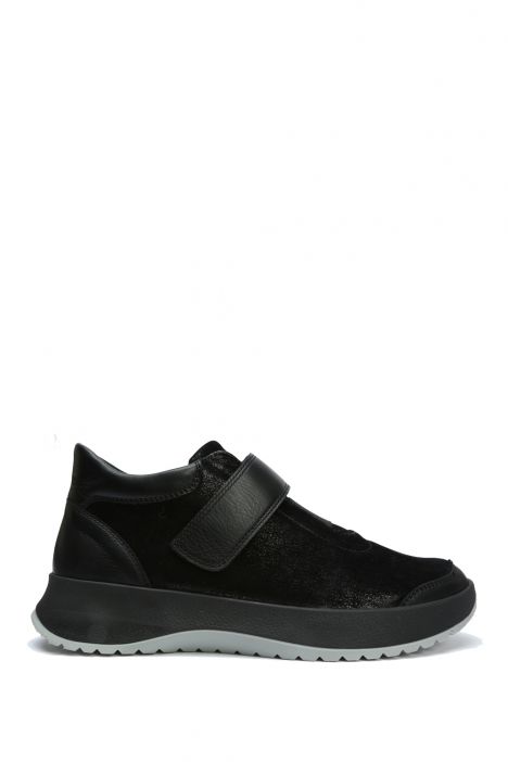 3701 Berkemann Corinne Kadın Velkrolu Anatomik Bot 3.5-7.5 Midnight Black/Matt Black - Nappa/Street - 889