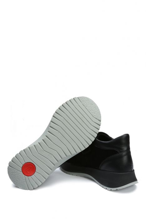 3701 Berkemann Corinne Kadın Velkrolu Anatomik Bot 3.5-7.5 Midnight Black/Matt Black - Nappa/Street - 889