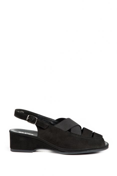 37034 Ara Shoes Kadın Sandalet 2,5-8 SCHWARZ NUBUK-HEAVEN - 05NS