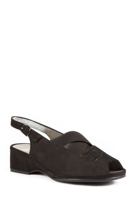 37034 Ara Shoes Kadın Sandalet 2,5-8 SCHWARZ NUB. LUCERTO,METAL - 08NS