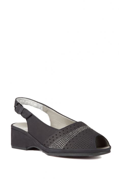37051 Ara Shoes Kadın Nubuk Sandalet 3-8 NUBUK HEAVEN OCEAN - 02NO