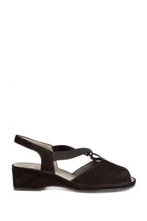 37053 Ara Shoes Kadın Sandalet 3-8 SCHWARZ - 06S