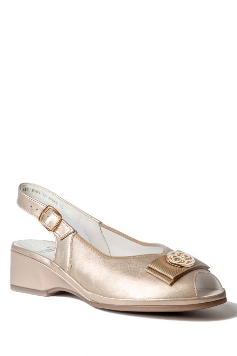37055 Ara Shoes Kadın Deri Sandalet 3-8 PLATIN - 06P